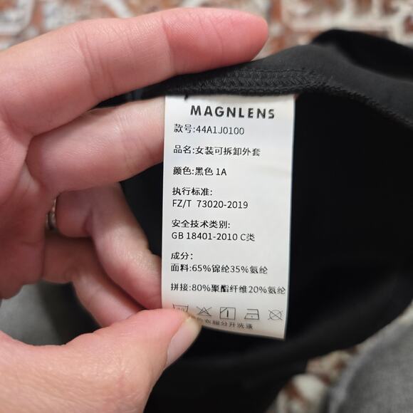 MAGNLENS Convertible Jacket Vest Sz XS Coat Vest only - Picture 10 of 11